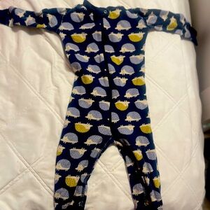 Hanna Anderson hedgehog toddler pajamas